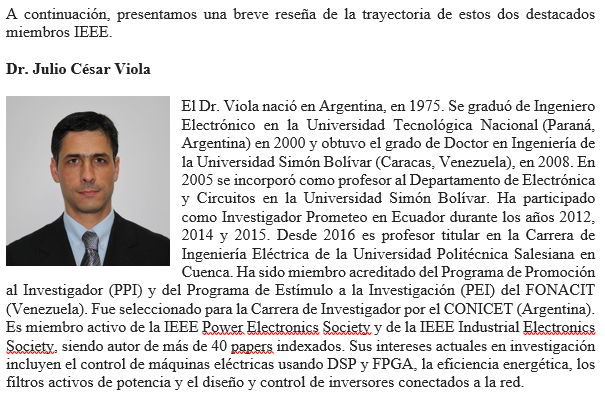 Lee más sobre el artículo Reconocimiento a la Investigación 2016 de IEEE Sección Ecuador