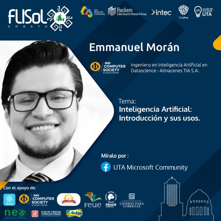 3 Mayo 2022 FLISoL Emmanuel Moran - Adriana Collaguazo